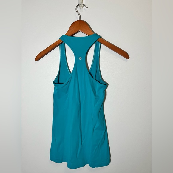 Lululemon Turquoise Razorback Tanktop - Picture 2 of 2